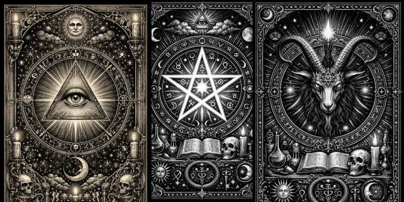 Occult Sacred Geometry Cards generated by undefined
