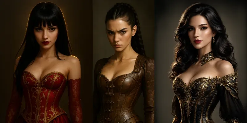 Fantasy Pretty Girl Portrait Kits generated by undefined