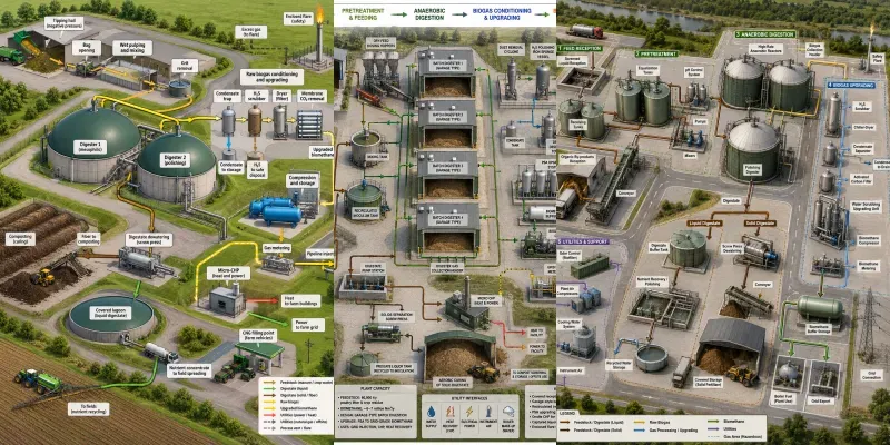 Biogas Biomethane Plant Flow Generator generated by undefined