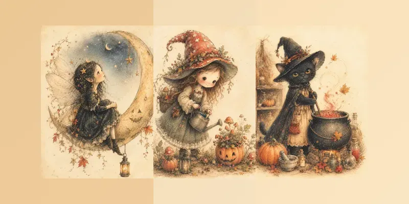 Whimsical Halloween Storybooks generated by undefined