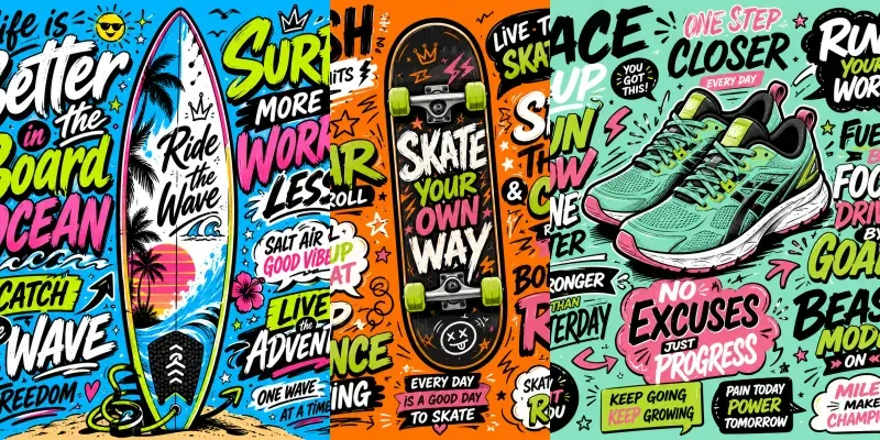 Bold Motivation Posters generated by undefined