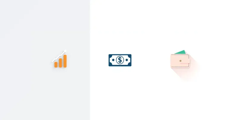 Finance Minimalist 2D Icons generated by undefined