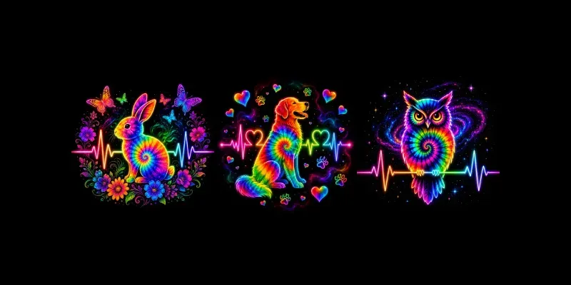 Rainbow Paw Heartbeats generated by undefined
