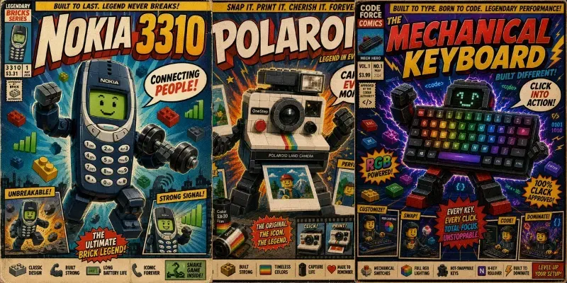 Lego Comic Book Collectible Posters generated by undefined