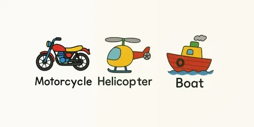 Fun Vehicle Flashcards For Kids generated by chatgpt-image