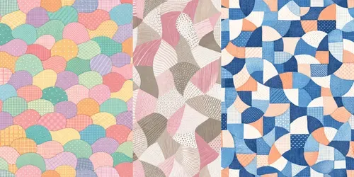 Abstract Patchwork Textile Patterns generated by chatgpt-image