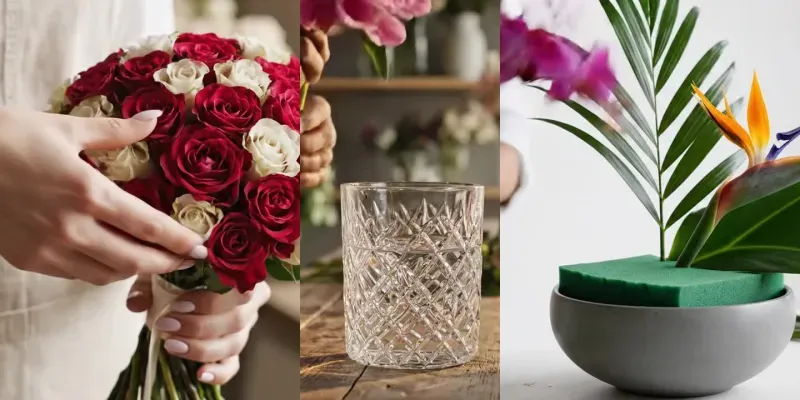 Slowmotion Flower Arranging Videos generated by undefined