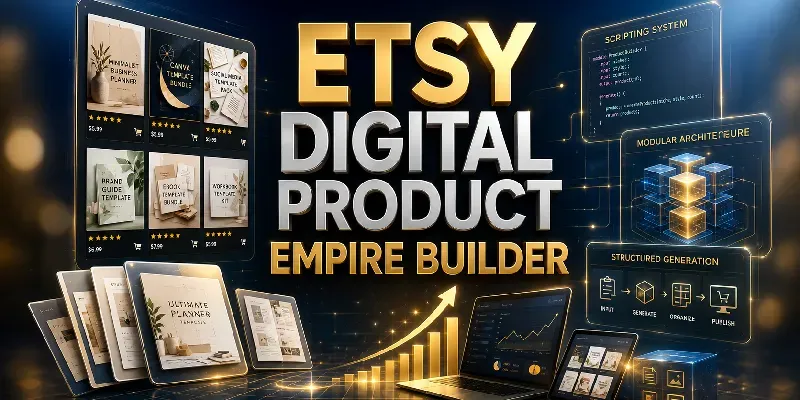 Etsy Digital Product Empire Builder generated by undefined