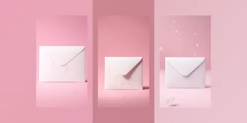 Romantic Envelope Reveal Videos generated by grok-video
