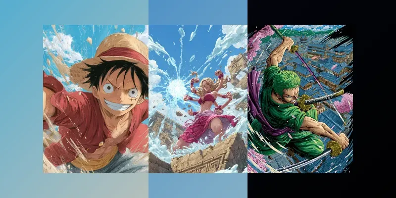 Epic Pirate Anime Adventure Art generated by undefined