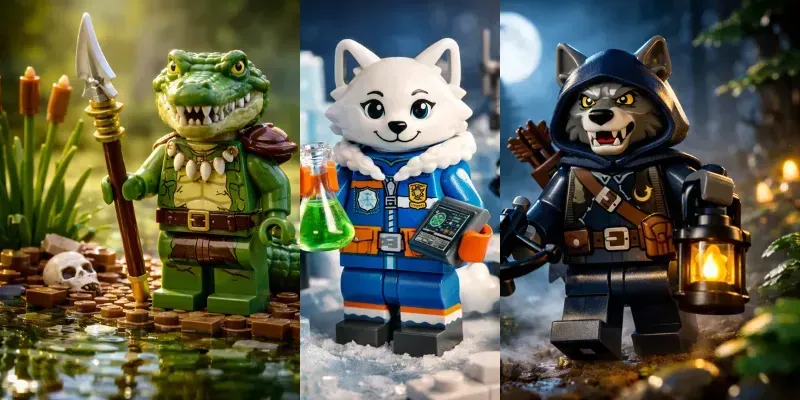 Lego Animal Explorer Scenes generated by undefined