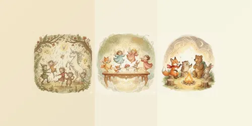 Whimsical Cozy Storybook Illustrations generated by gemini-image
