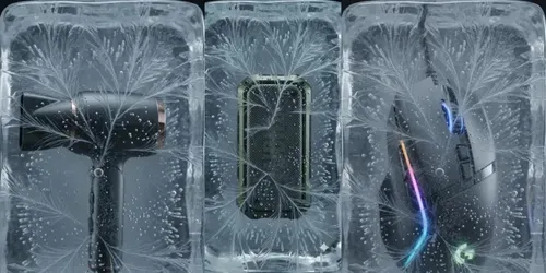 Frozen Product Breakout Ads generated by veo