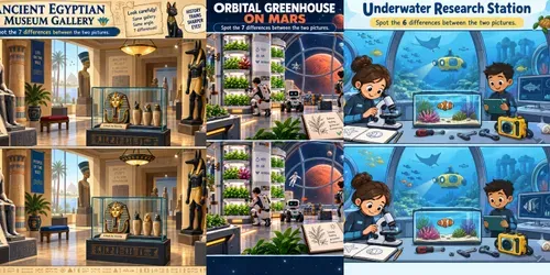 Smart Visual Puzzle Games generated by chatgpt-image