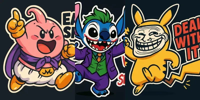 Meme Pop Culture Cartoon Parodies generated by undefined