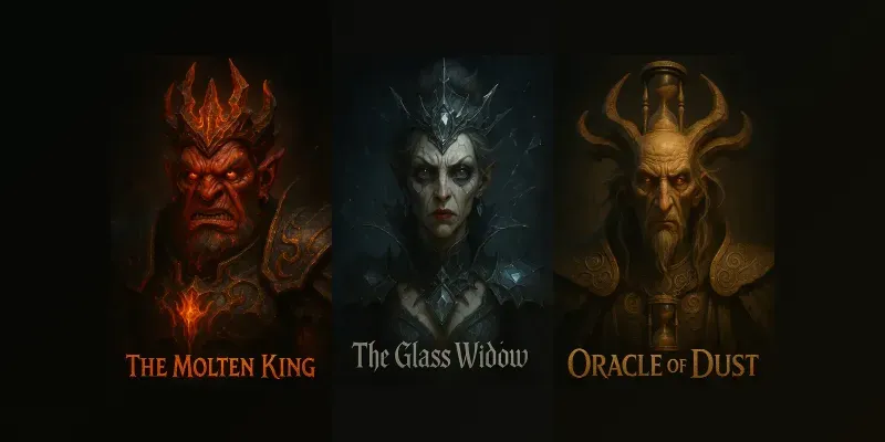 Final Boss Portraits Dark 3D Fantasy generated by undefined