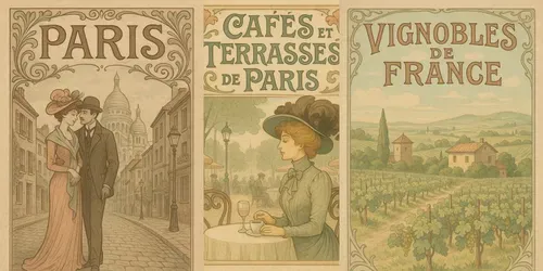 Vintage French Posters generated by chatgpt-image