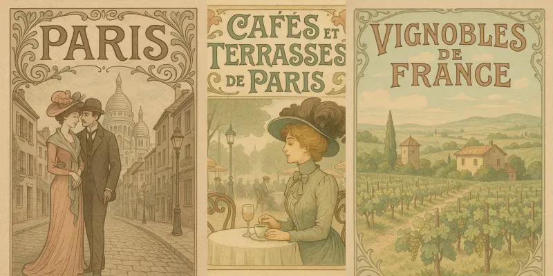 Vintage French Posters generated by undefined