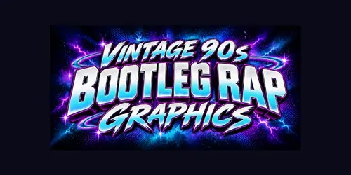 Vintage 90s Bootleg Rap Graphics generated by chatgpt-image