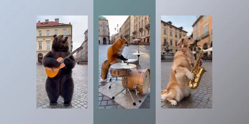 Street Performer Animals generated by undefined