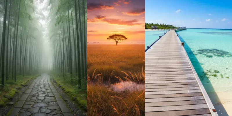 Stunning Landscape Wallpapers generated by undefined