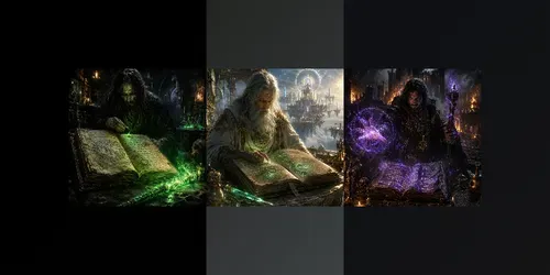 Arcane Grimoire Spellbooks generated by chatgpt-image