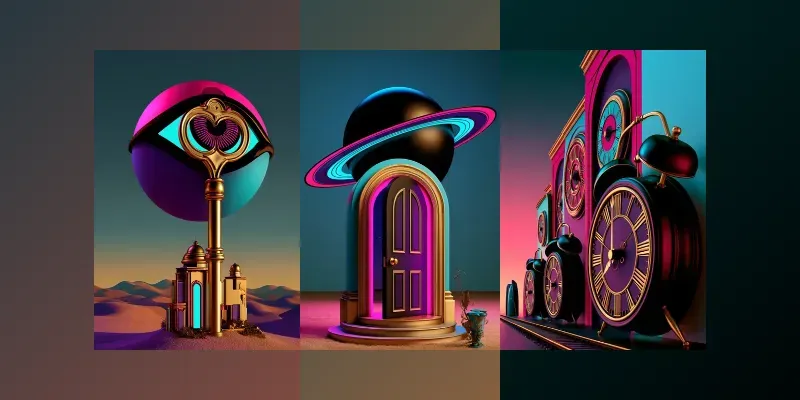 Retro Futurist Poster Art generated by undefined
