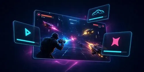 Neon Roguelite Arena Shooter Build Chain generated by codex