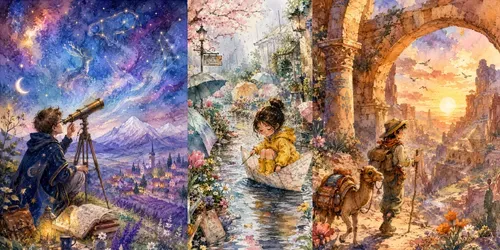 Whimsical Watercolor Storybook Dreams generated by chatgpt-image