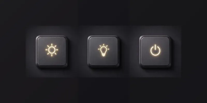 Switch Keycap Design UI Icon Symbols generated by undefined