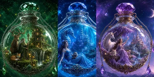Worlds In A Bottle generated by chatgpt-image