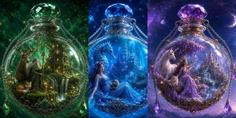 Worlds In A Bottle generated by undefined