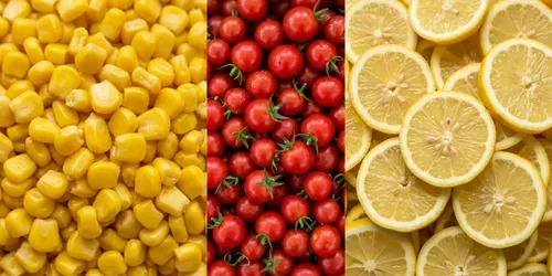Fresh Market Food Backgrounds generated by gemini-image