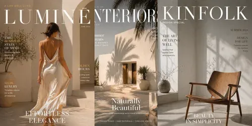 Minimalist Lifestyle Editorials generated by chatgpt-image