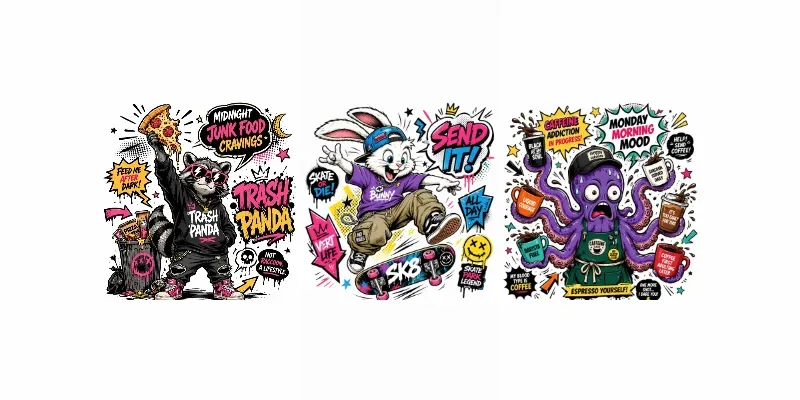 Popart Halftone Streetwear generated by undefined