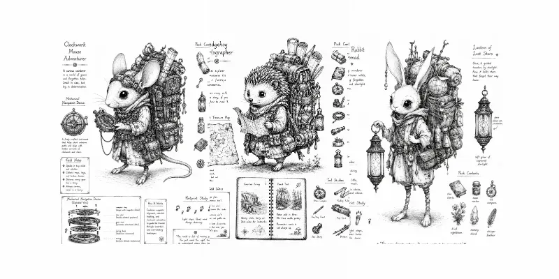 Tiny Wanderers Ink Sketch Creator generated by undefined