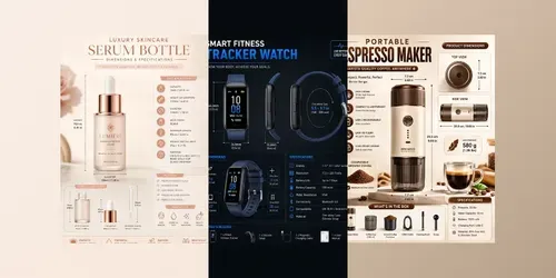 Product Size Infographics For Ecommerce generated by chatgpt-image