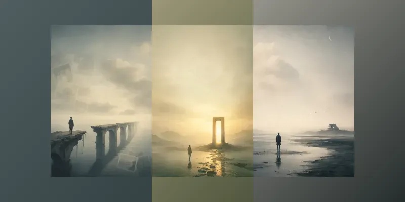 Emotional Surreal Wall Art generated by undefined