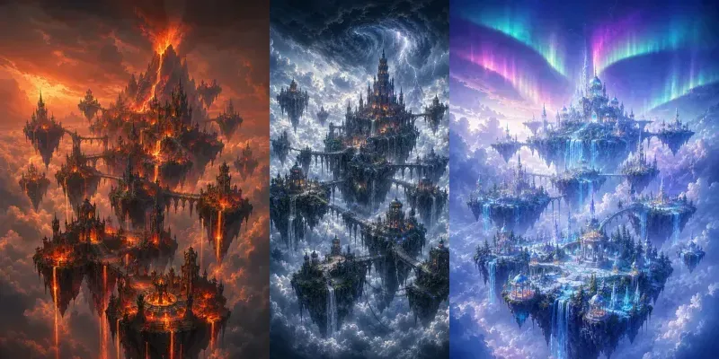 Skyrealms Floating Islands generated by undefined