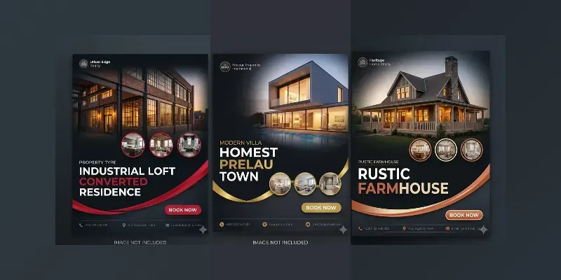 Real Estate Flyers generated by undefined
