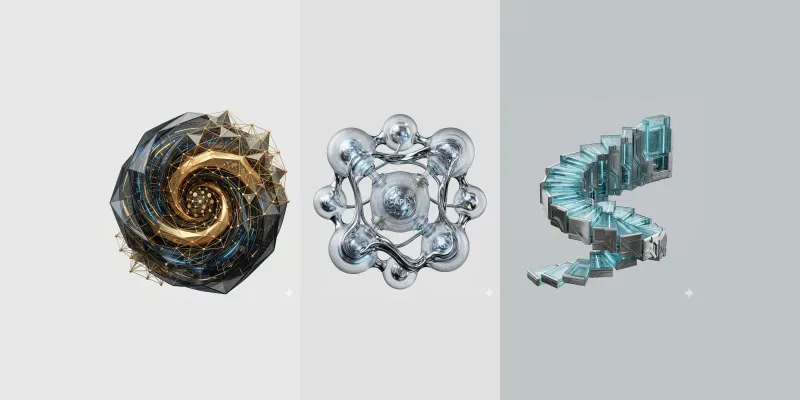 3D Business Metaphor UI UX Assets generated by undefined