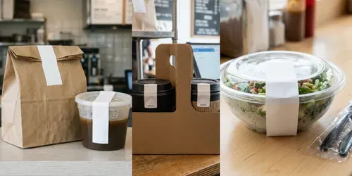 Takeout Tamper Seal Photo Builders generated by gemini-image