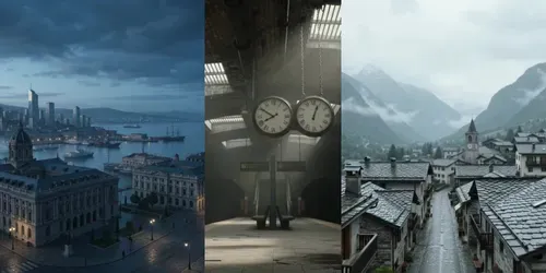 The Cities That Forgot Tomorrow generated by veo