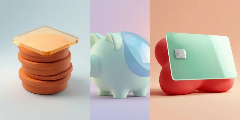 Clayglass Fintech Icons generated by undefined