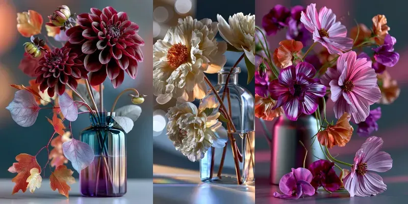 Luxury Floral Still Lifes generated by undefined