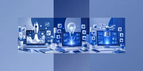 Modern 3D Startup Launch Graphics generated by chatgpt-image