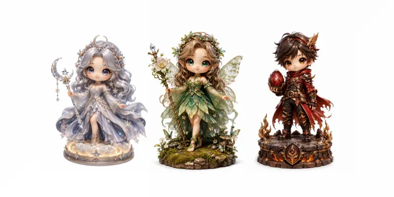 Chibi Fantasy Doll Generator generated by undefined