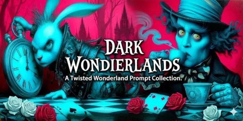 Neon Popsurrealism And Dark Wonderlands generated by undefined