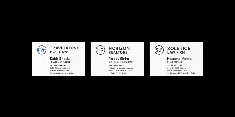 Realistic Business Card Templates generated by undefined