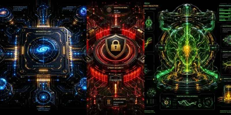 Futuristic Circuit Pattern Creators generated by undefined